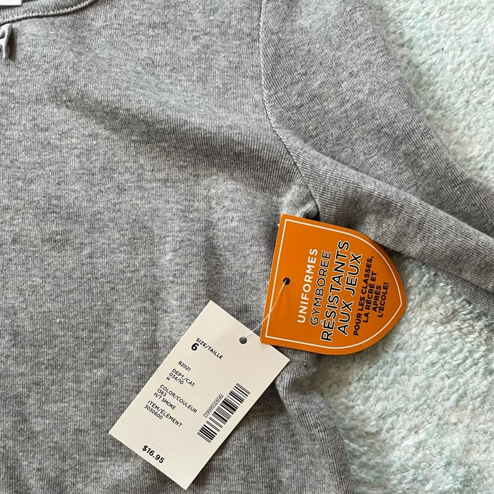 Gymboree Grey Long-Sleeved Shirt - Size 6